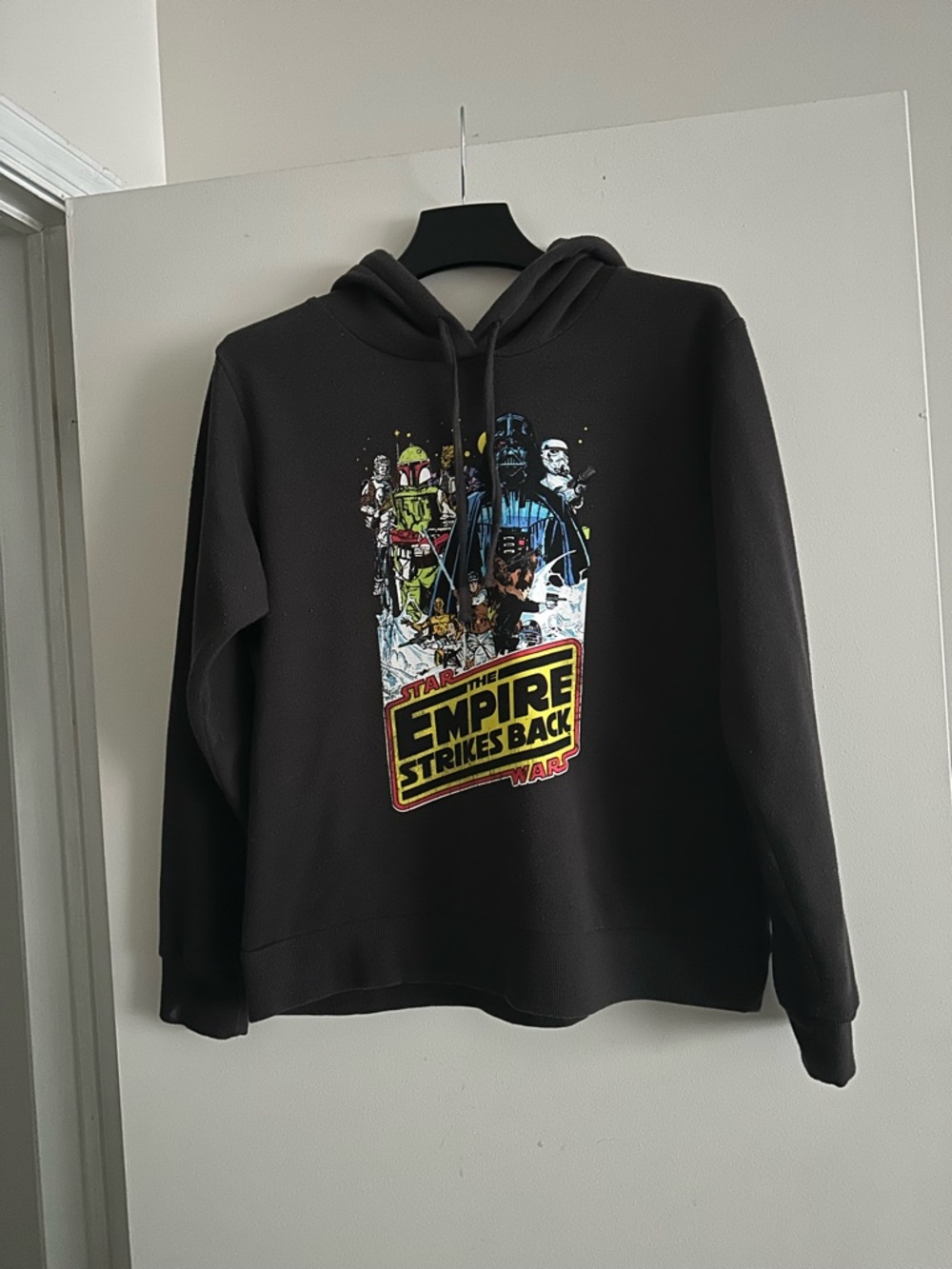 Star Wars Black 'The Empire Strikes Back' Graphic Sweatshirt Hoodie